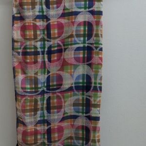 Coach scarf multicolor